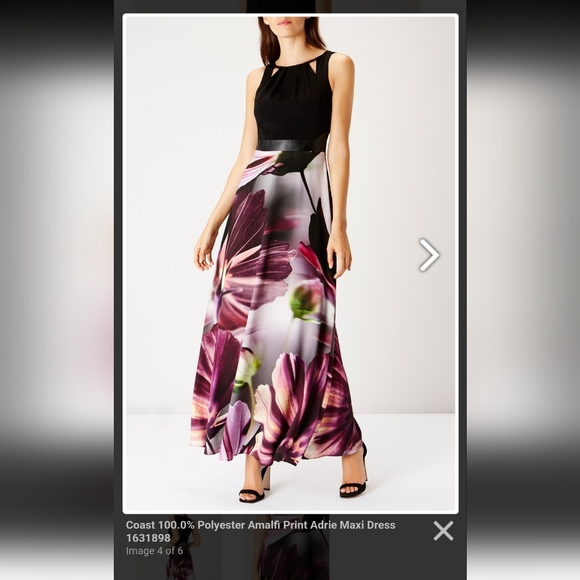 Floral print maxi dress - Picture 2 of 2